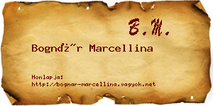 Bognár Marcellina névjegykártya